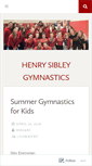 Mobile Screenshot of henrysibleygymnastics.com